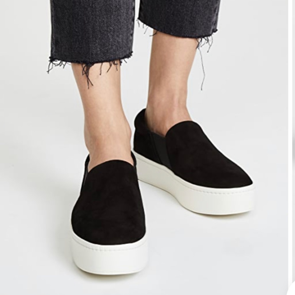 Vince Warren Platform Slip On Sneakers - image 1